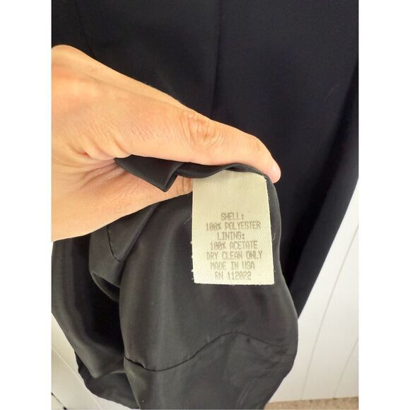 Vintage Shani Black Business Career Dress Modest‎ USA Made Size 6 - Picture 7 of 7